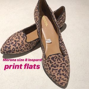 Merona Leopard Print Flats